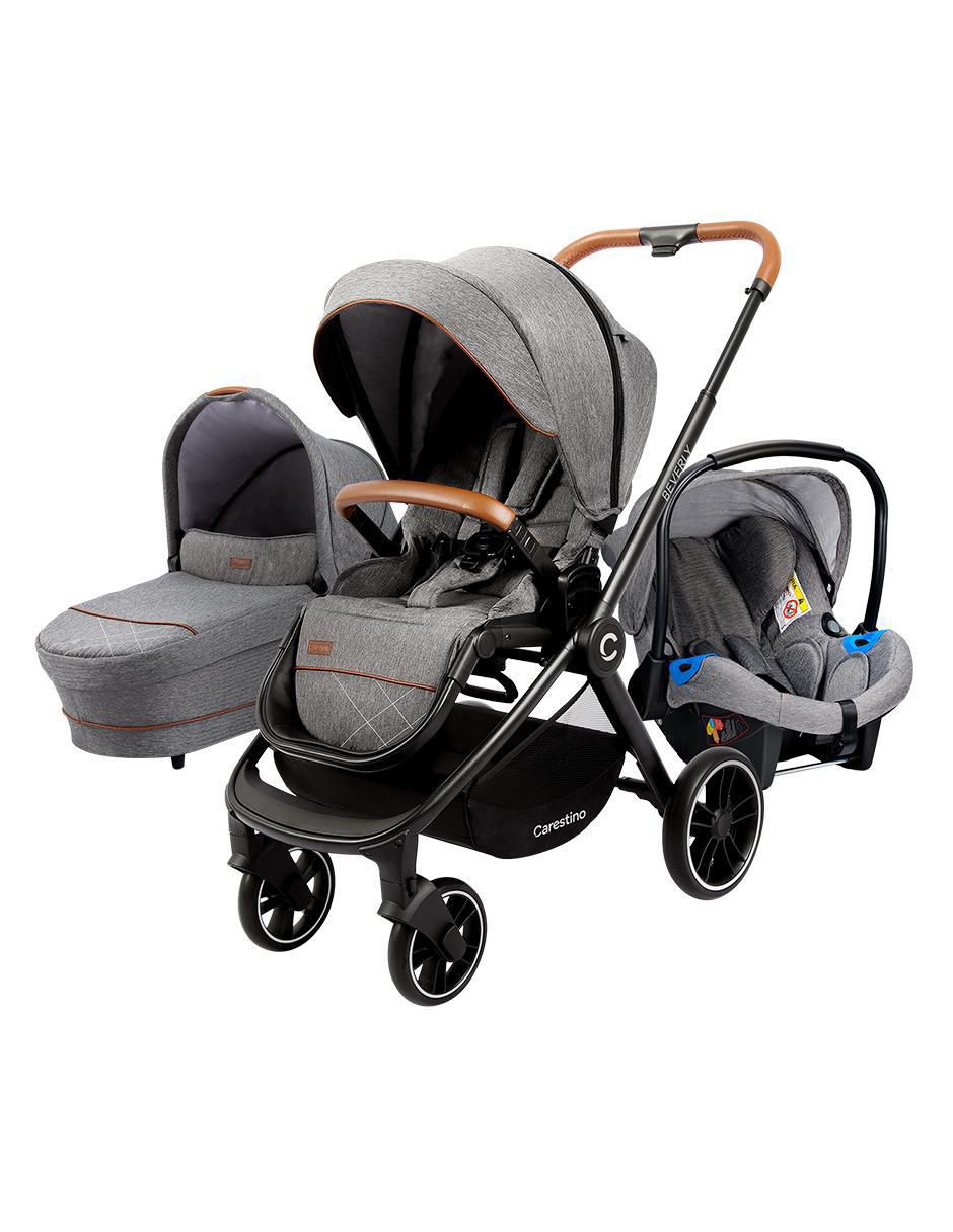 Travel System Carreola Para MuÃ±ecas Liverpool Color Rosa