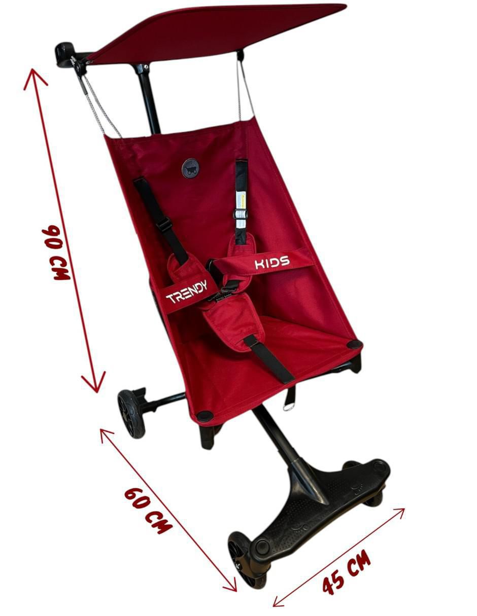 "carriola" ultracompacta de paseo trendy kids "de" plástico y metal