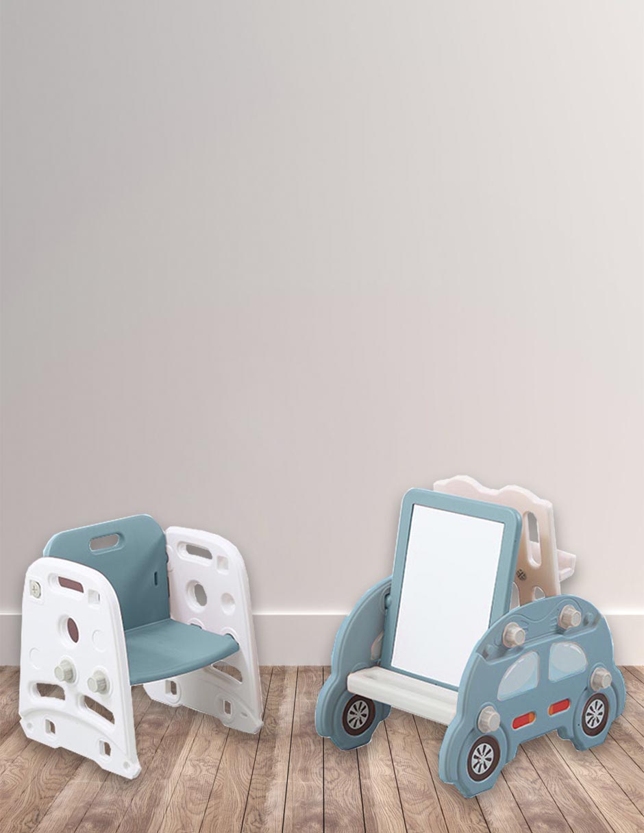 Juego de mesa y silla para niños Tiita 3 en 1 juego arte y manualidades infantil unisex 8