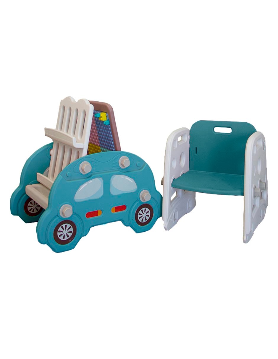 Juego de mesa y silla para niños Tiita 3 en 1 juego arte y manualidades infantil unisex 2