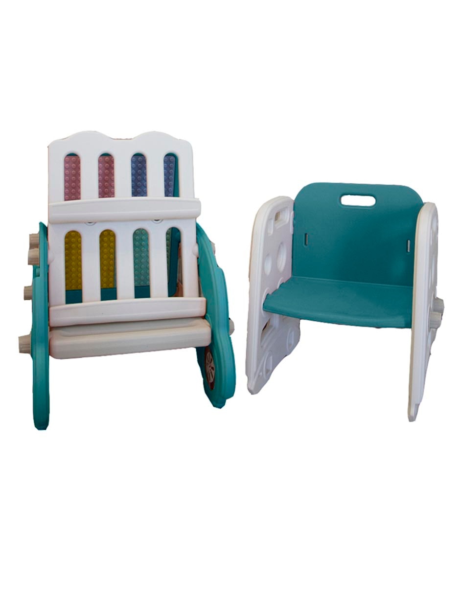 Juego de mesa y silla para niños Tiita 3 en 1 juego arte y manualidades infantil unisex 3
