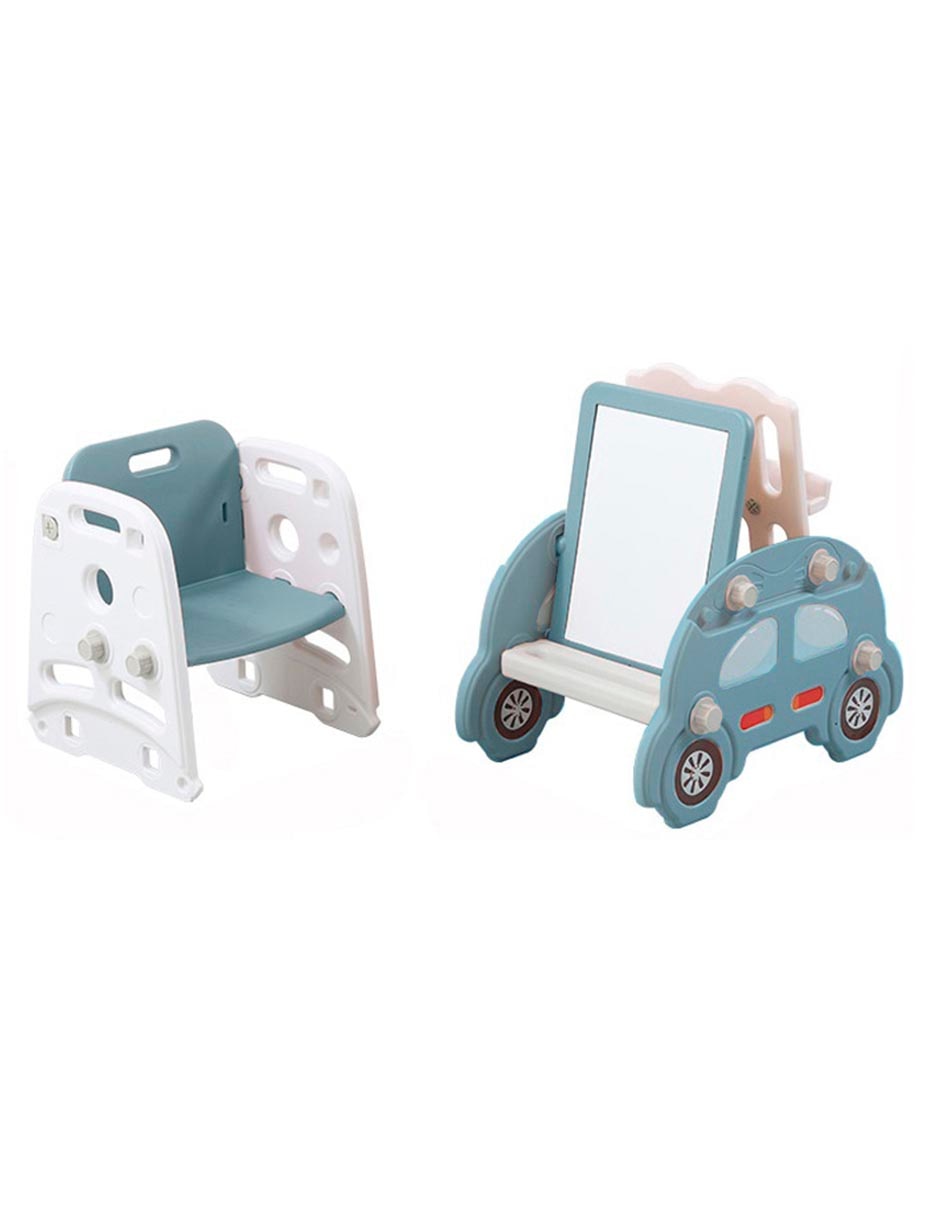 Juego de mesa y silla para niños Tiita 3 en 1 juego arte y manualidades infantil unisex 4