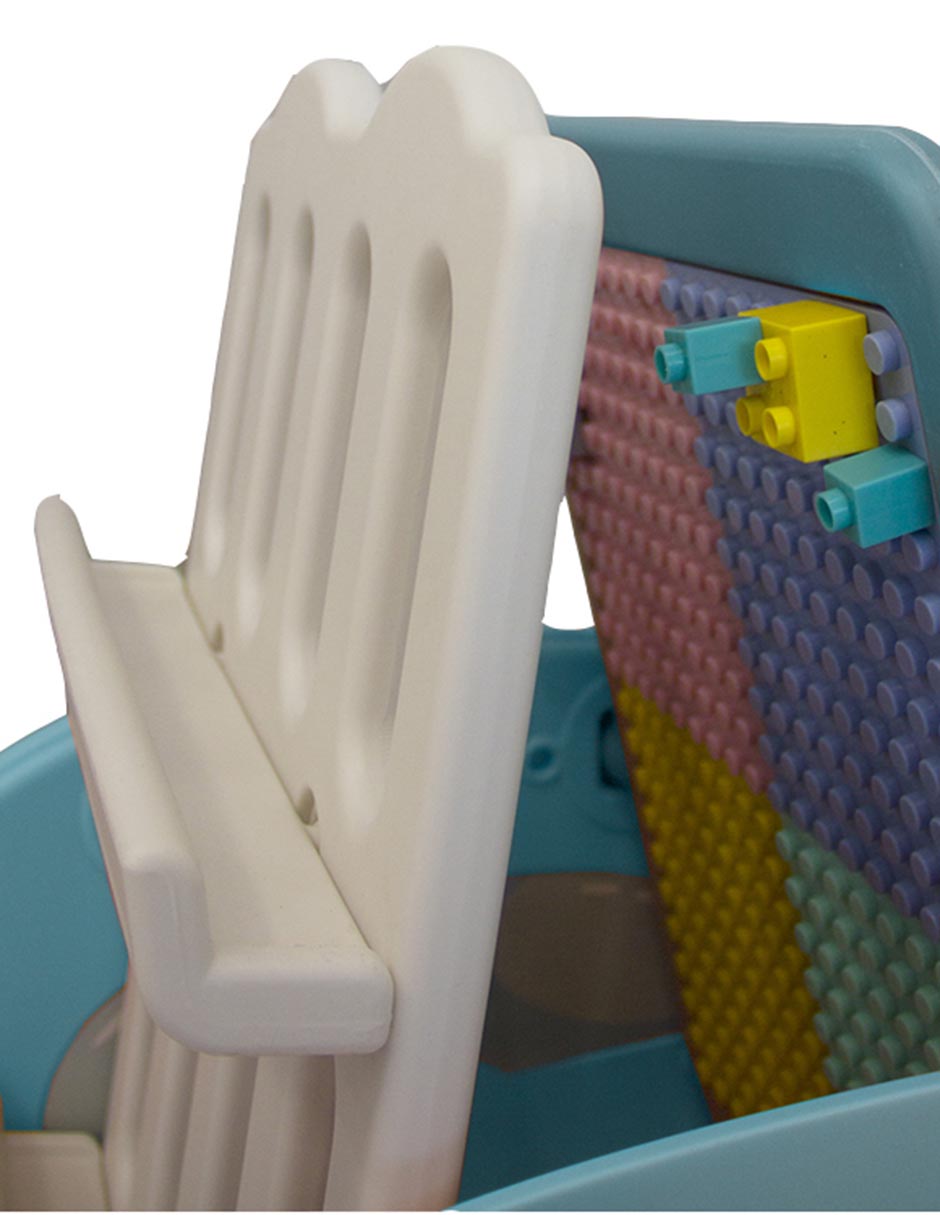 Juego de mesa y silla para niños Tiita 3 en 1 juego arte y manualidades infantil unisex 6