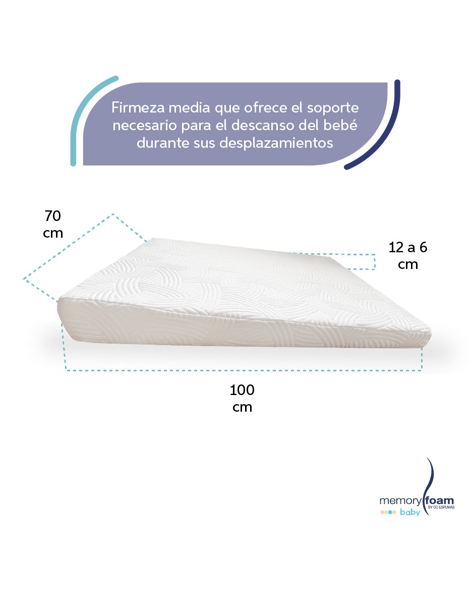 Colchón antirreflujo confort medio 8