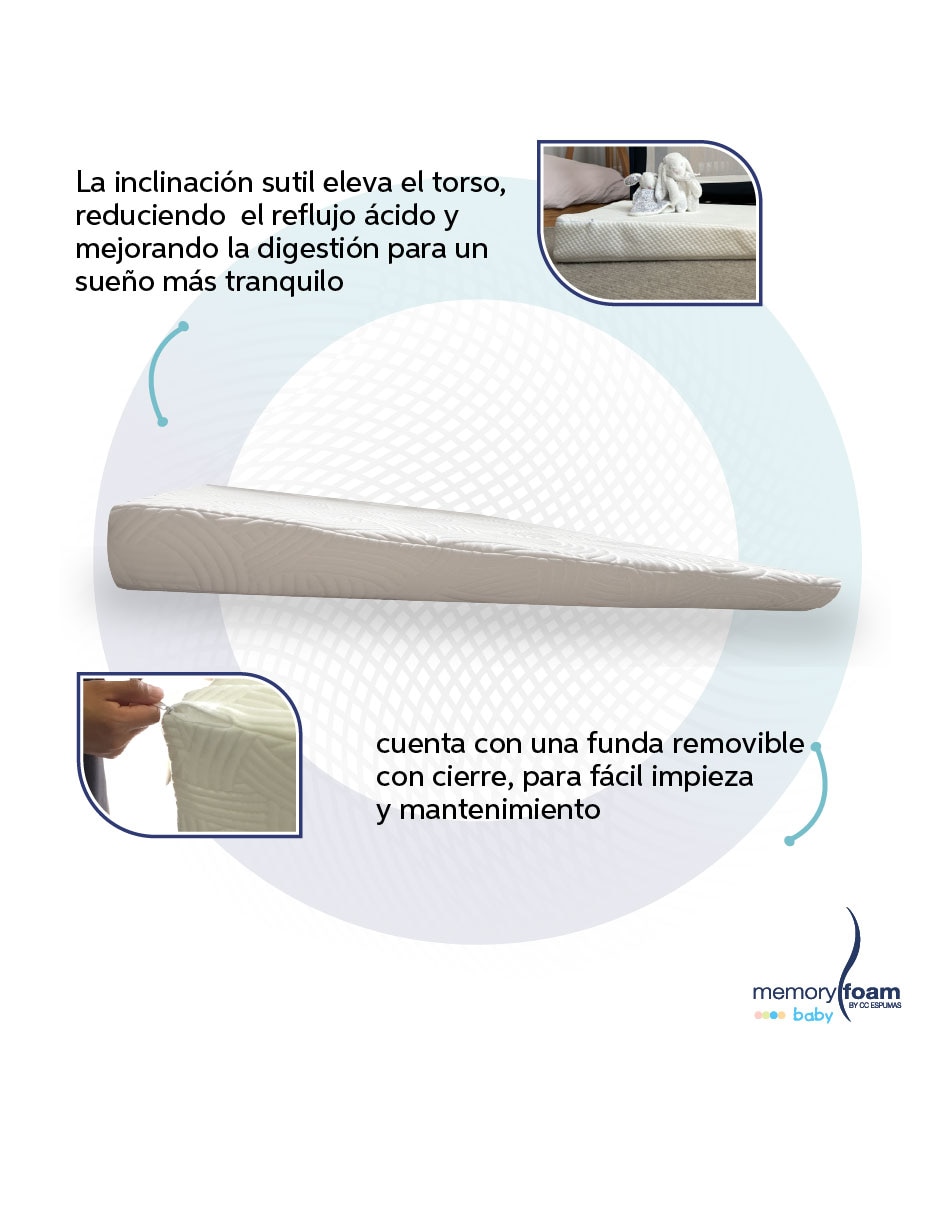 Colchón antirreflujo confort medio 5
