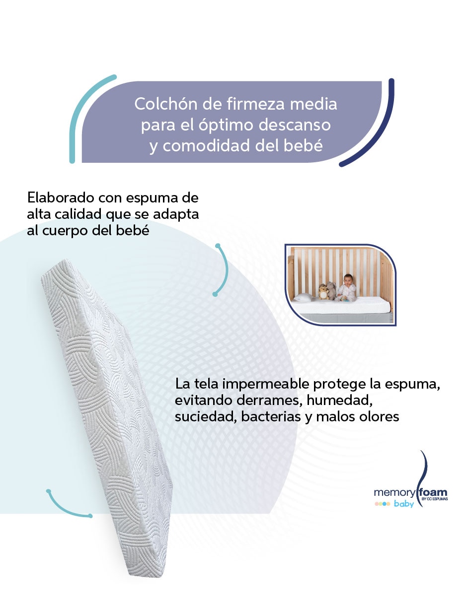 Colchón para cuna confort medio 4