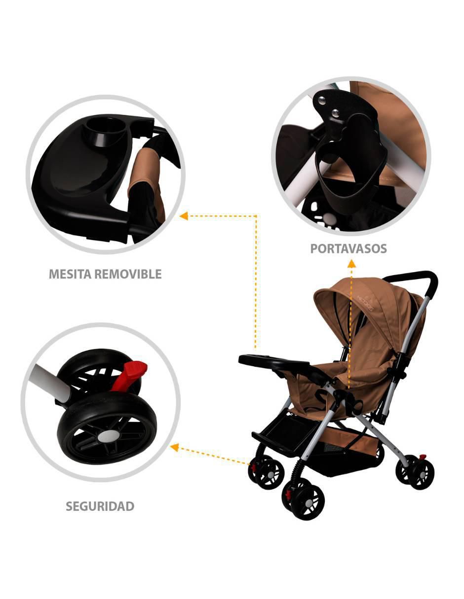 "carriola" reversible sin familia o colección kiddos "de" plástico y metal
