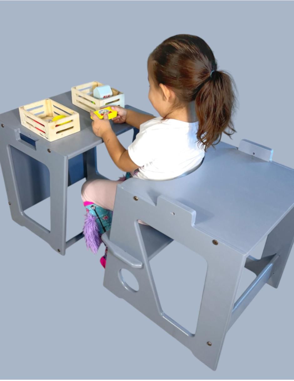 Torre de aprendizaje montessori "de" madera cut art kids
