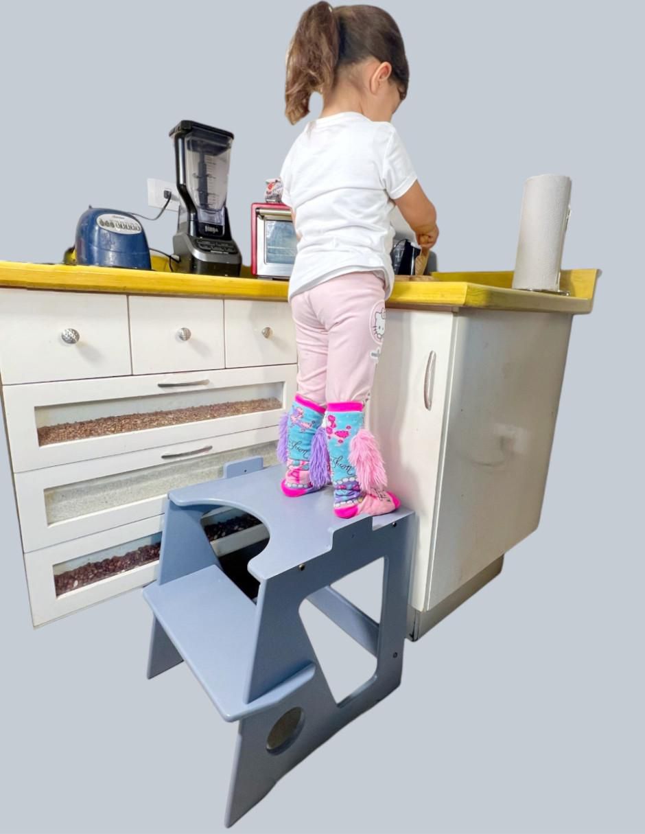 Torre de aprendizaje montessori "de" madera cut art kids