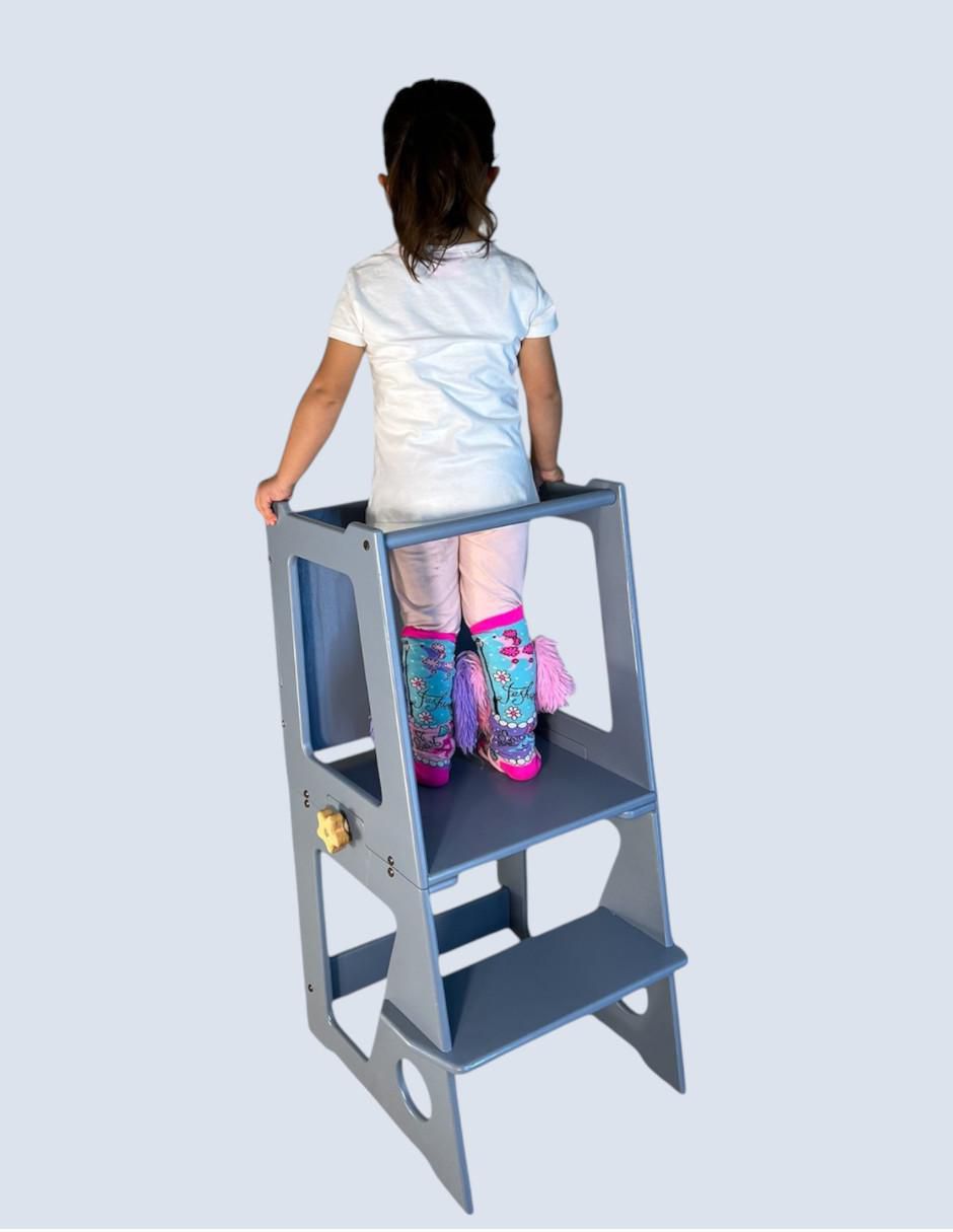 Torre de aprendizaje montessori "de" madera cut art kids