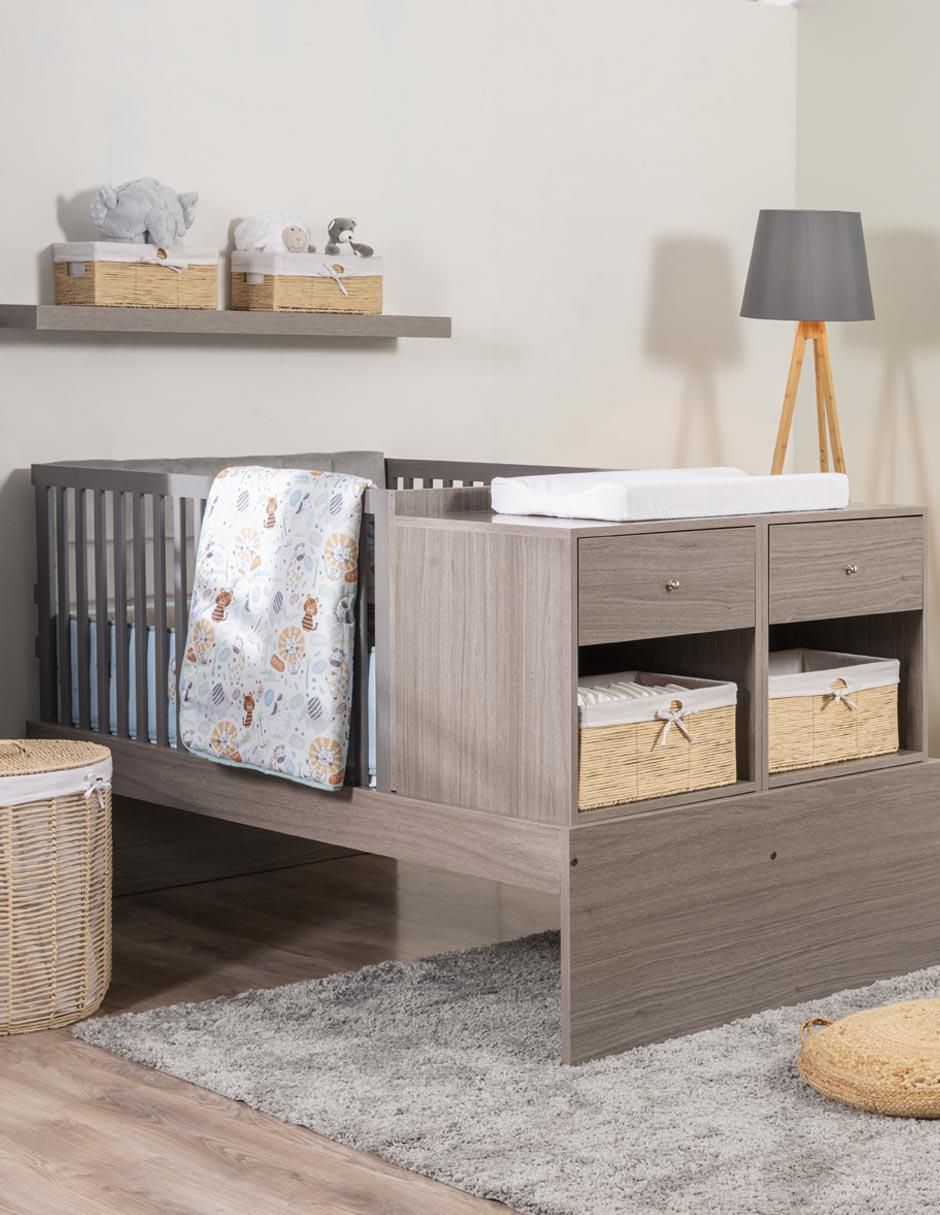 Cuna convertible a cama infantil Cantia Okapi