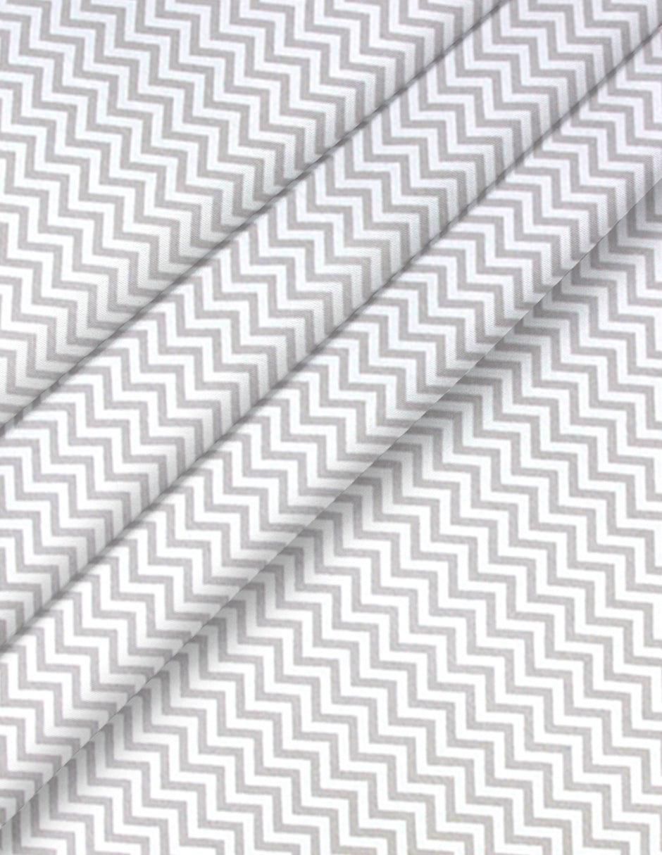 Set sábanas cajón de algodón 300 hilos Chevron 6
