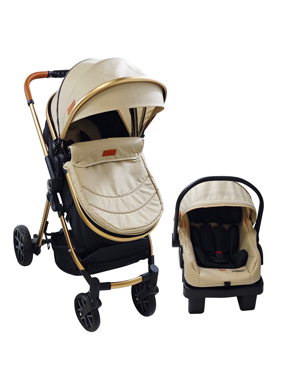 Carriola travel system plegable
