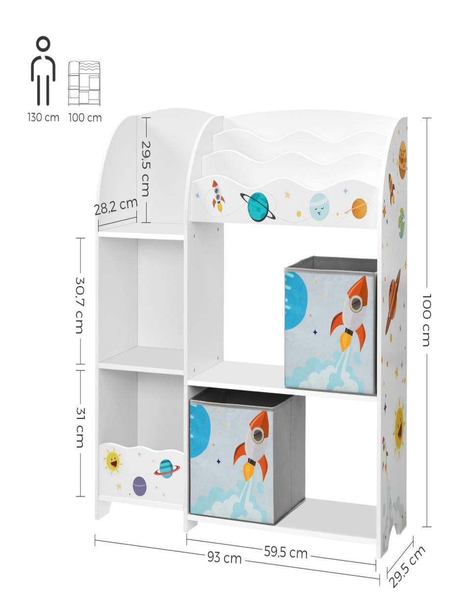 Set de organizador multiusos armable Teza 4
