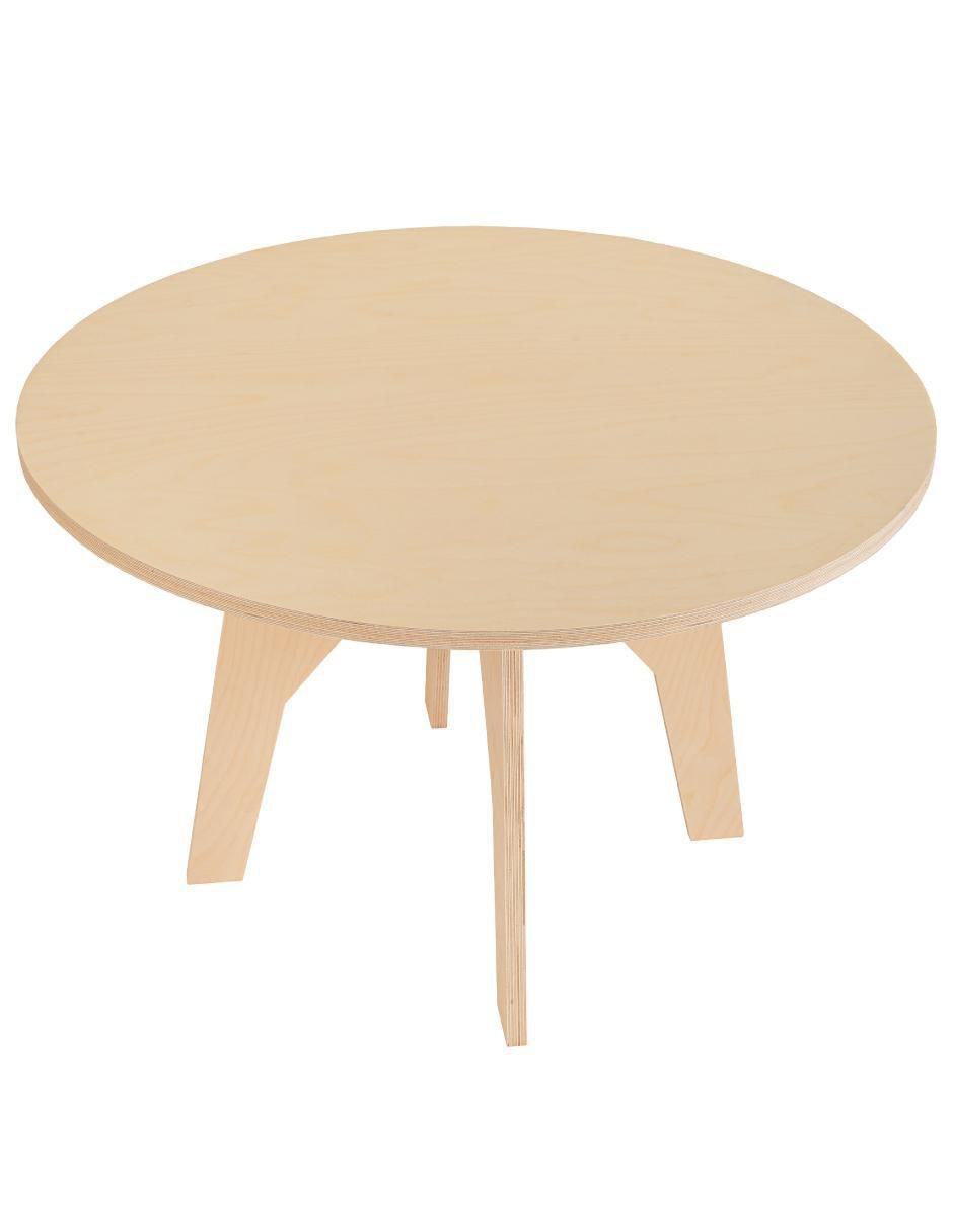 Mesa de madera abedul