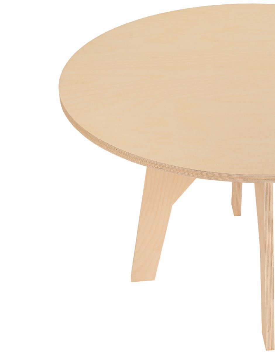Mesa de madera abedul 3