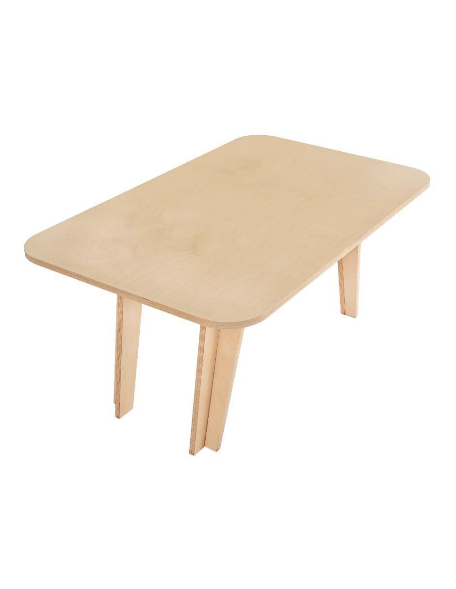 Mesa con silla armable Montessori de madera 2