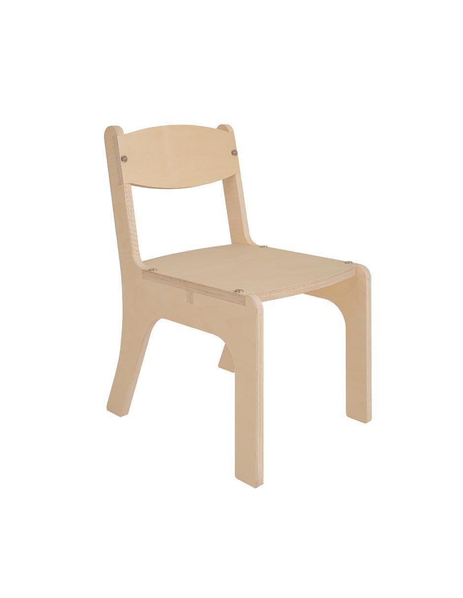 Mesa con silla armable Montessori de madera 3