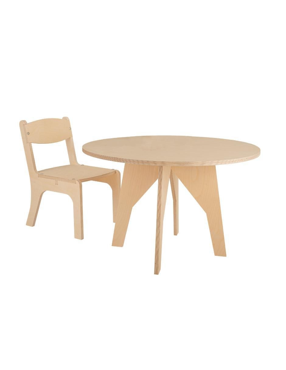 Mesa con silla armable Montessori