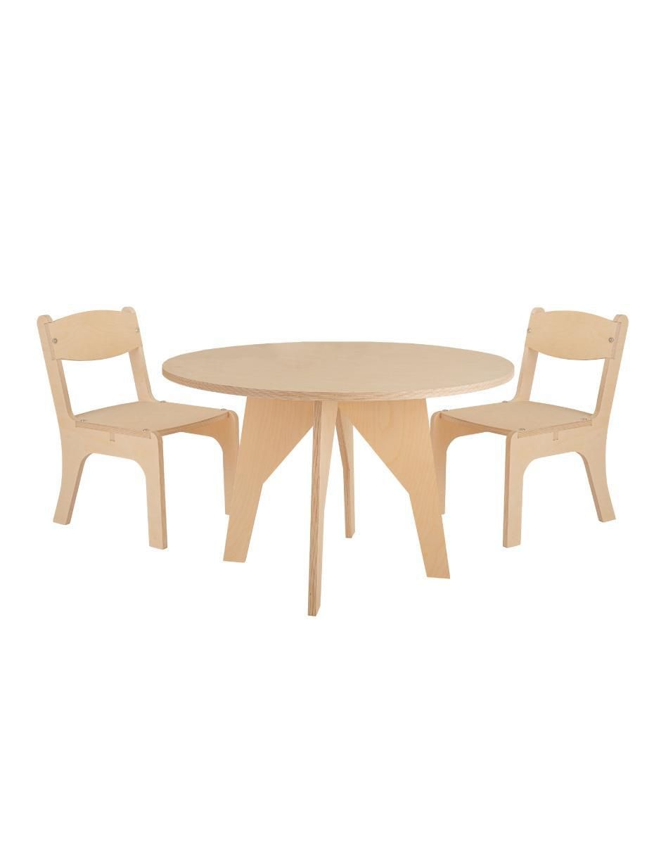 Mesa con silla armable
