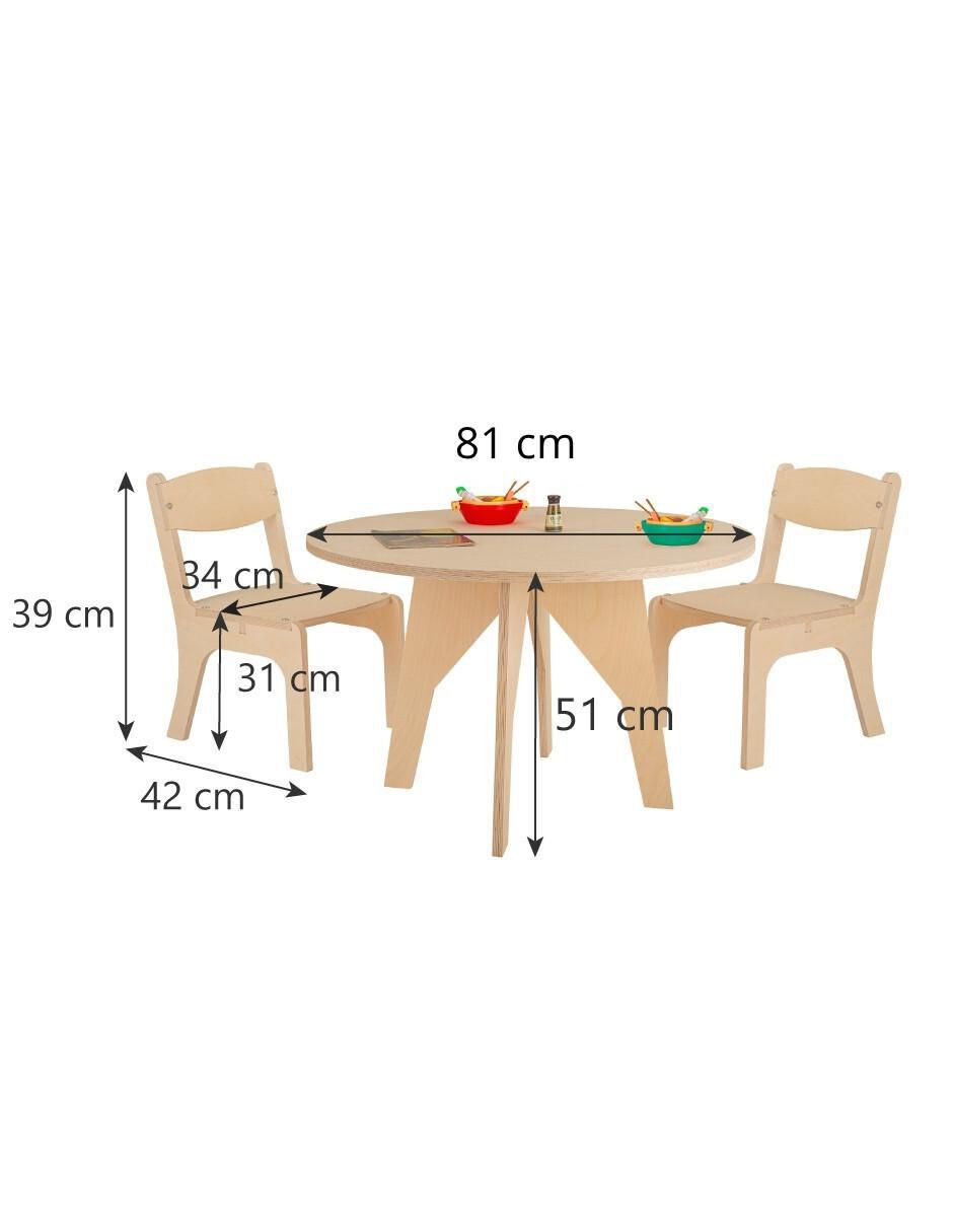 Mesa con silla armable 5