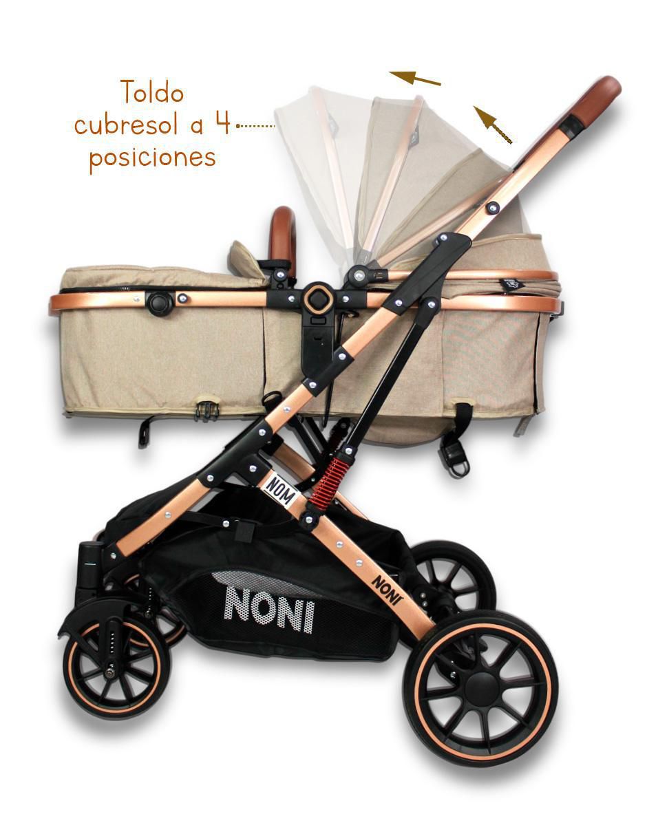 "carriola" travel system noni 2025 noni "de" aluminio