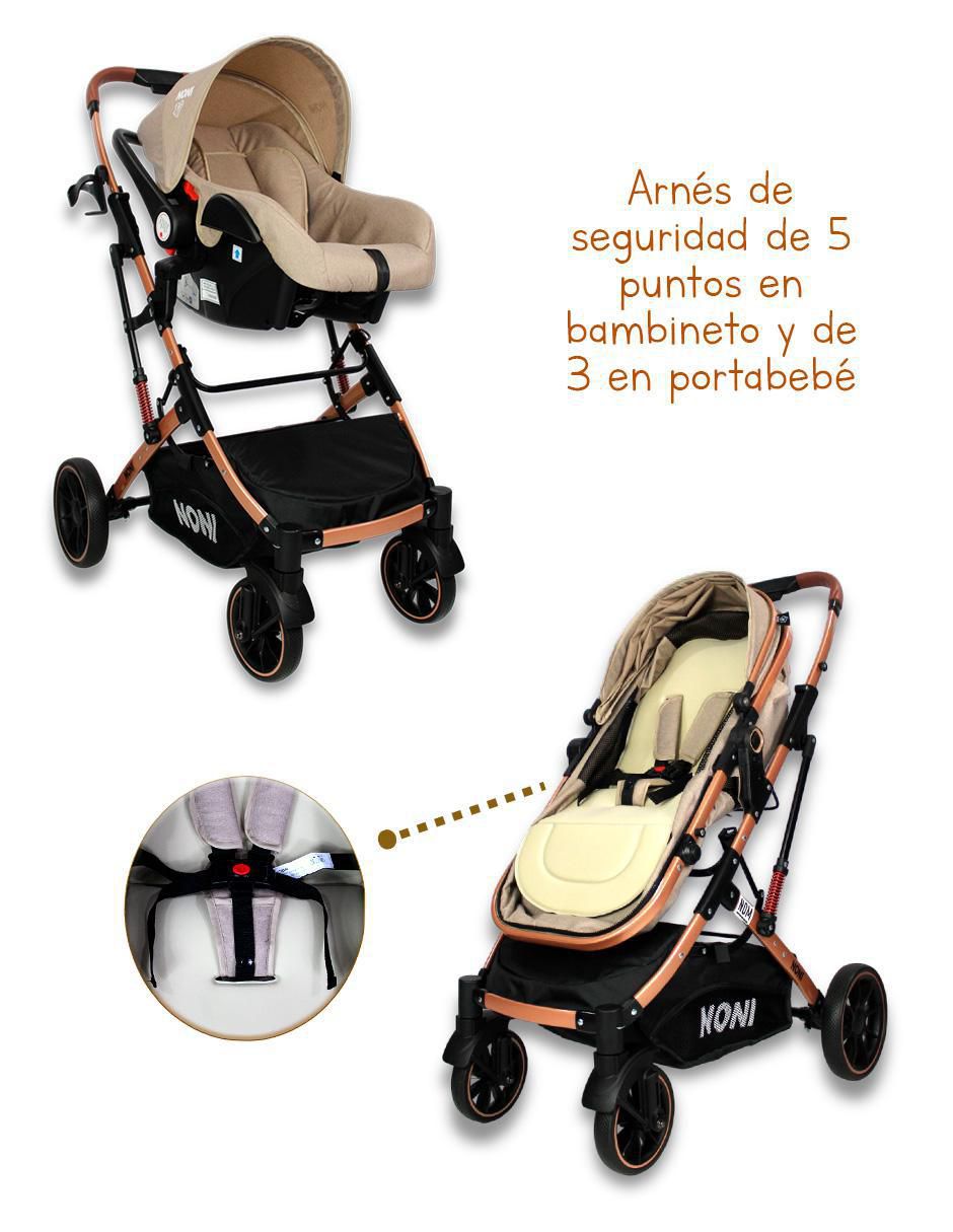 "carriola" travel system noni 2025 noni "de" aluminio
