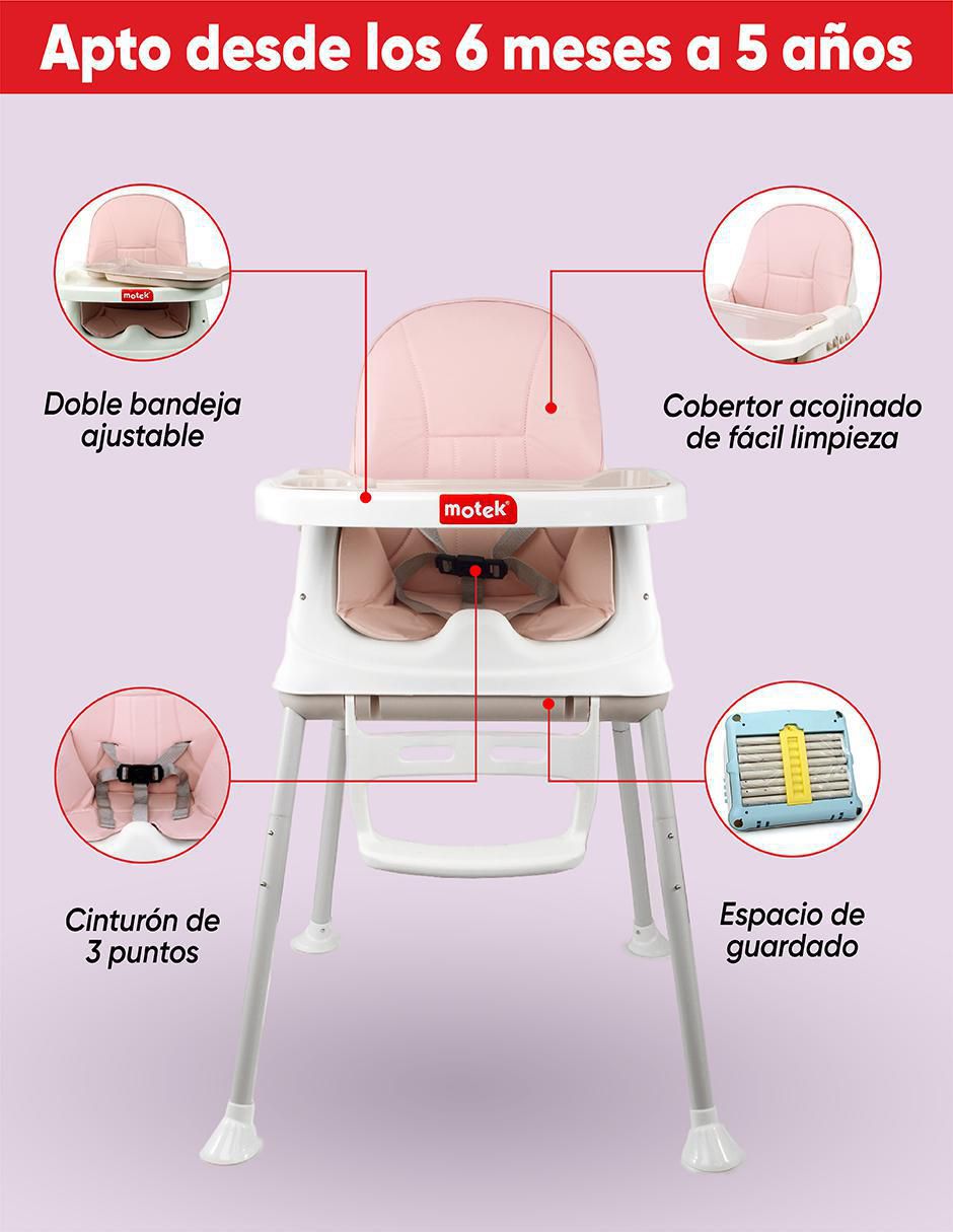 Silla alta motek bruni