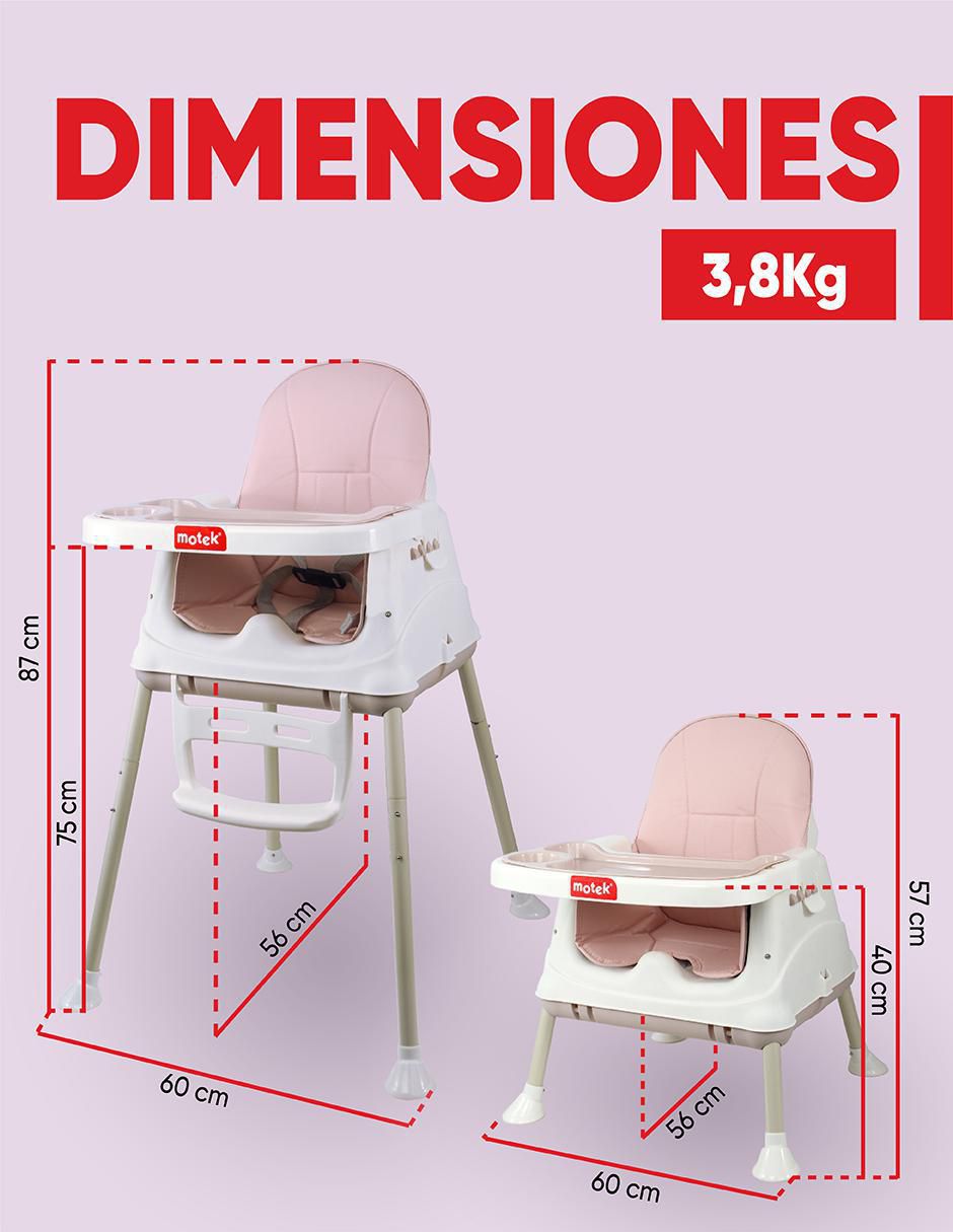 Silla alta motek bruni