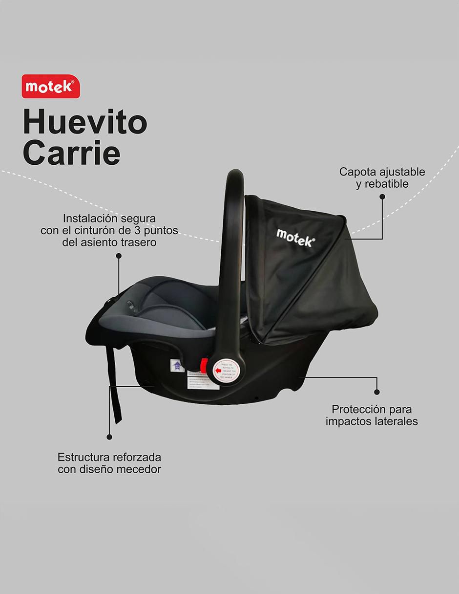 "portabebé" motek "compatible con" ninguno autoasientos no aplica "para" (si aplica) unisex