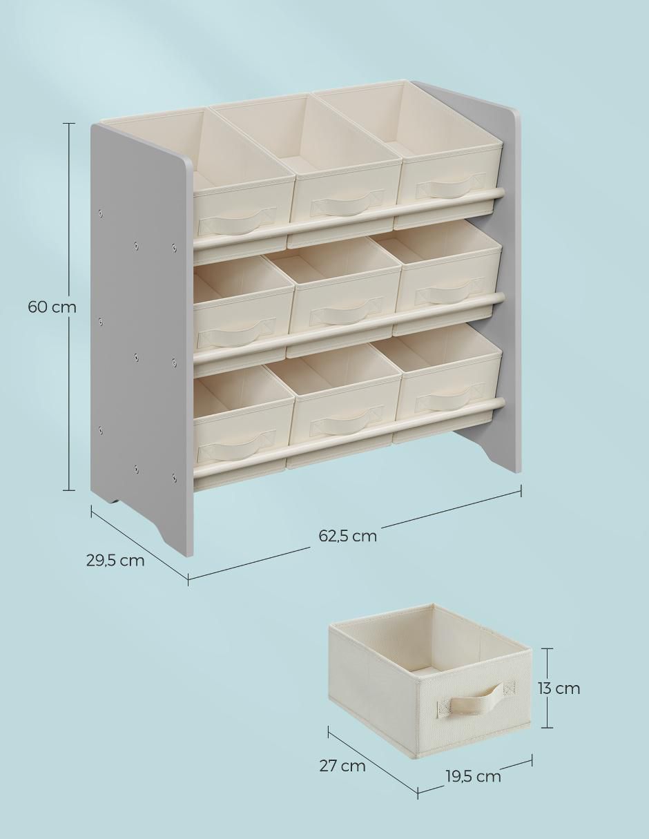 Set de organizador multiusos armable Teza 4
