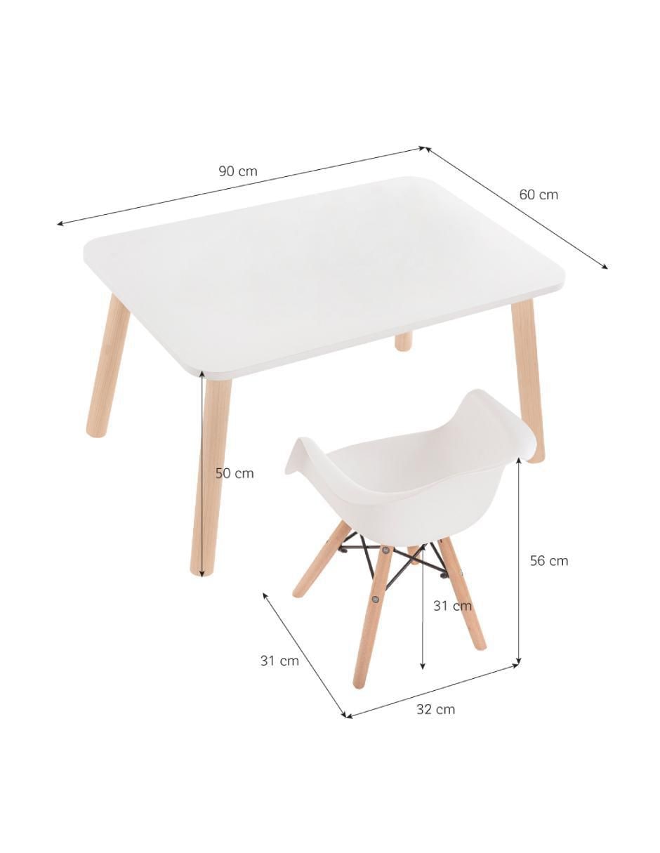 Mesa con silla armable 8