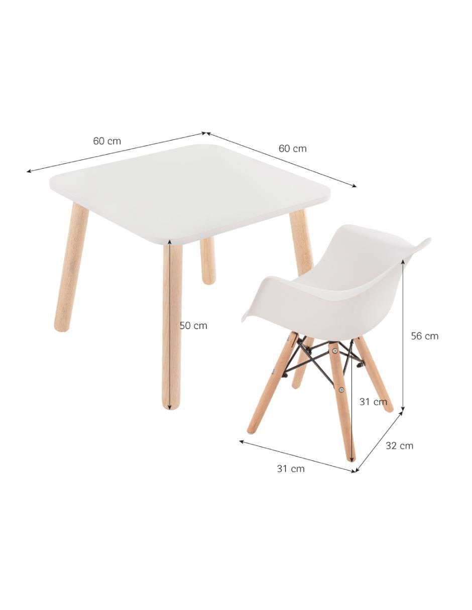 Mesa con silla armable 8