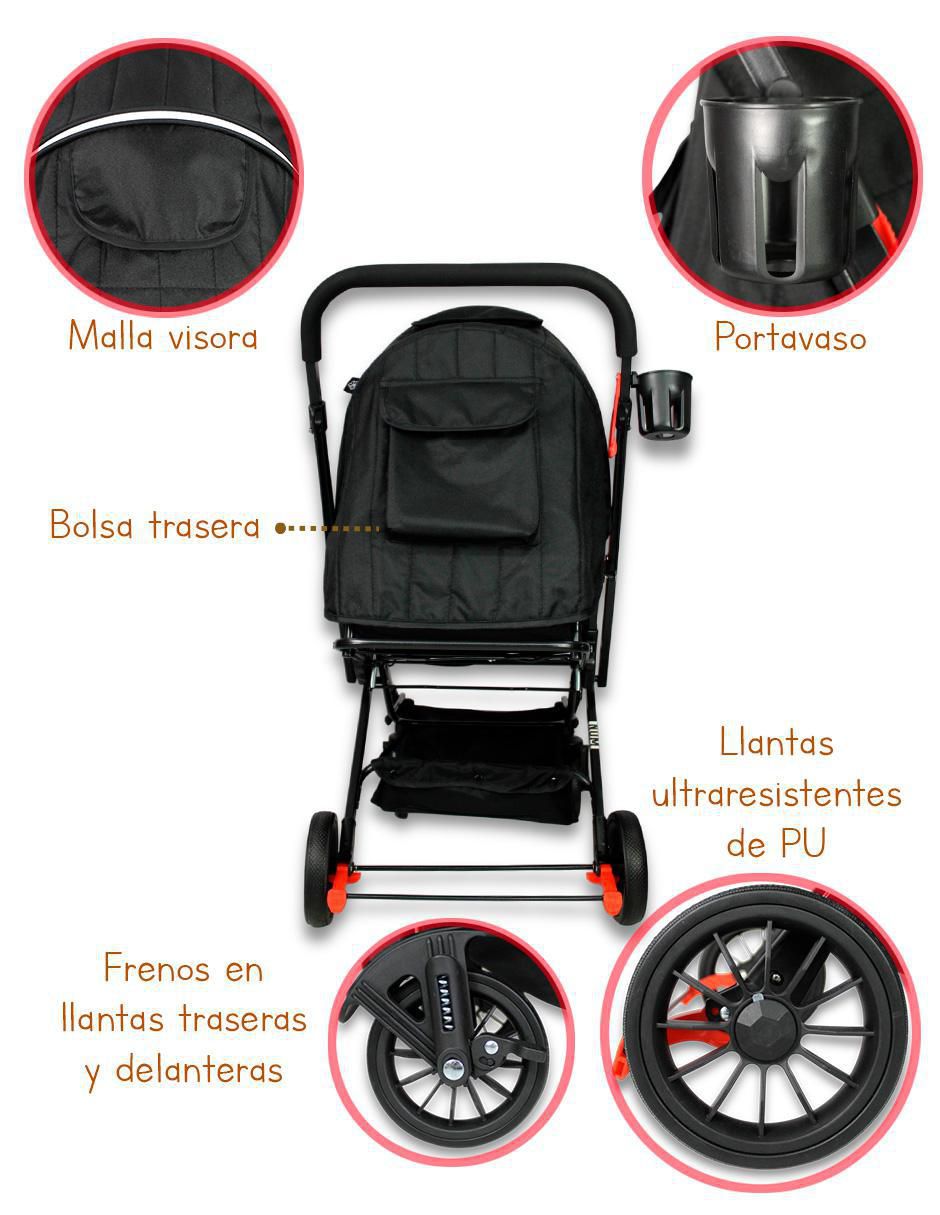 "carriola" estándar carriolas de paseo 2025 noni "de" aluminio