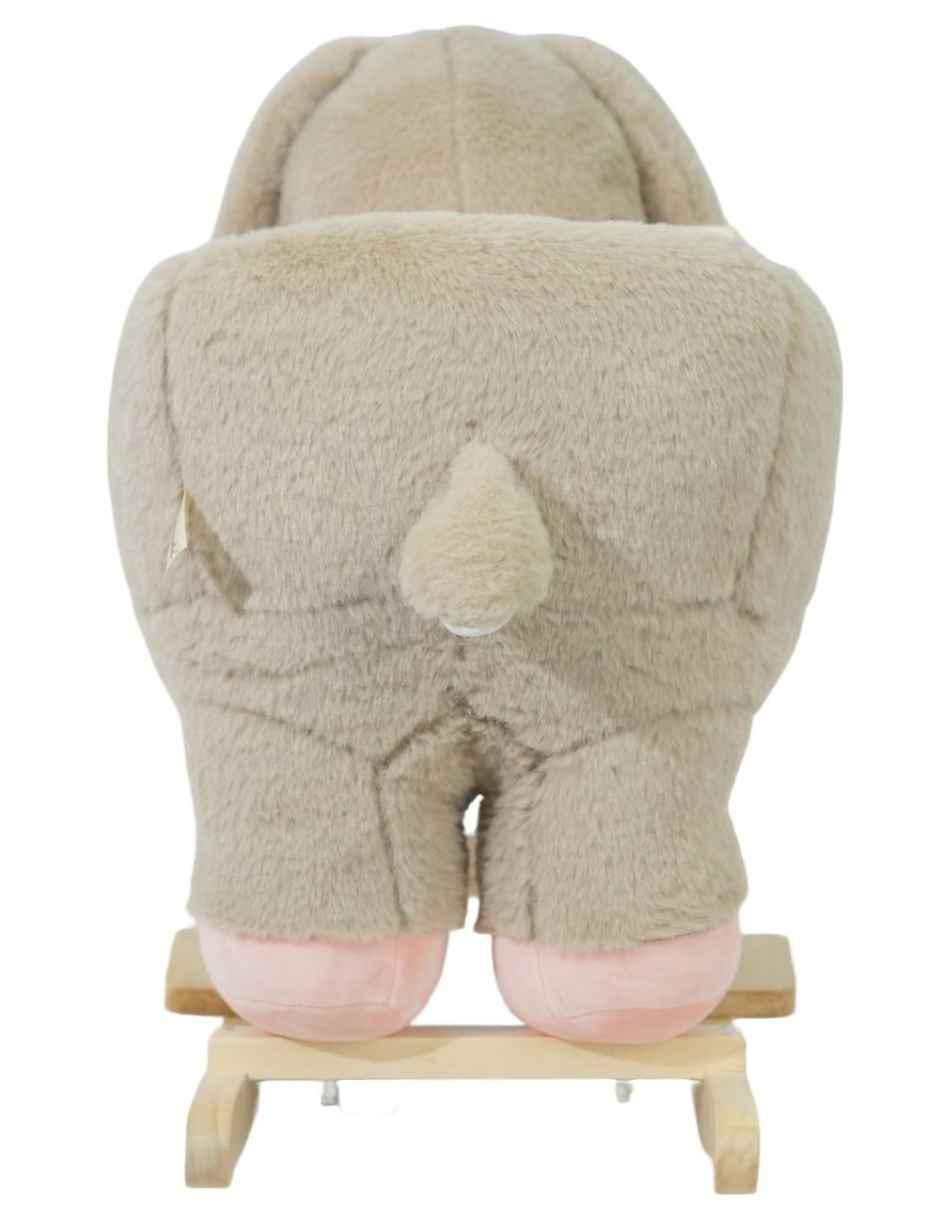 Mecedora animalito peluche bambineto de madera 3