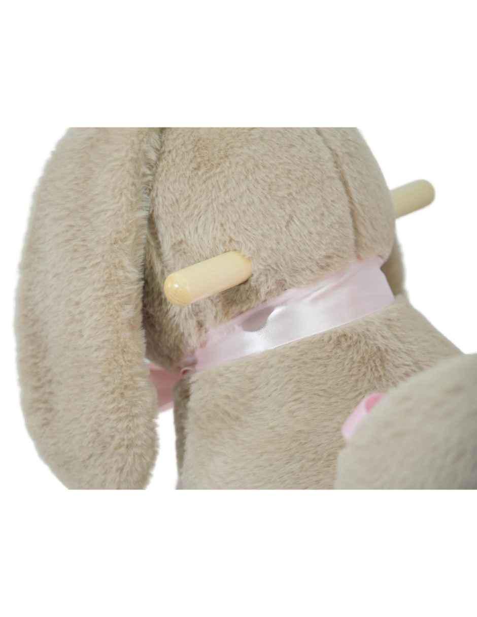 Mecedora animalito peluche bambineto de madera 5