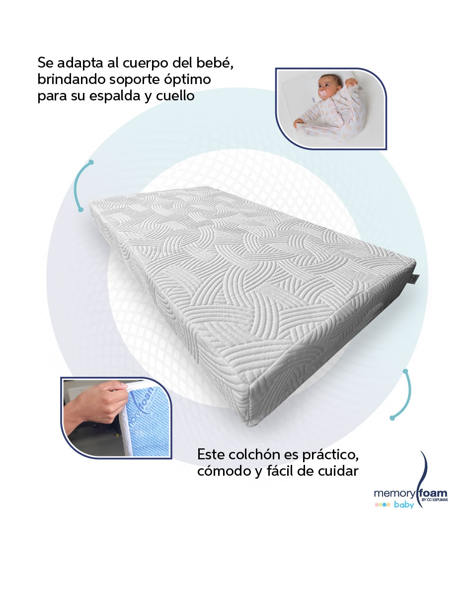 Colchón p/cuna confort medio 5
