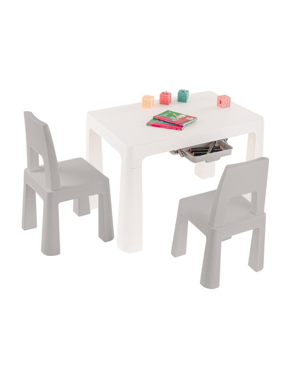 Mesa con silla sí comedor infantil perrier duduk "de" polipropileno