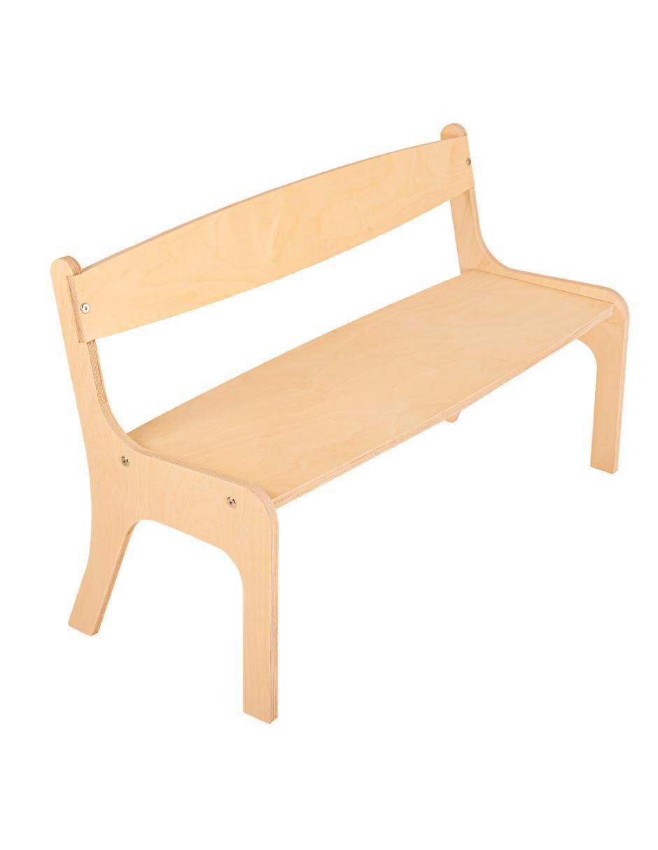Silla Montessori en abedul