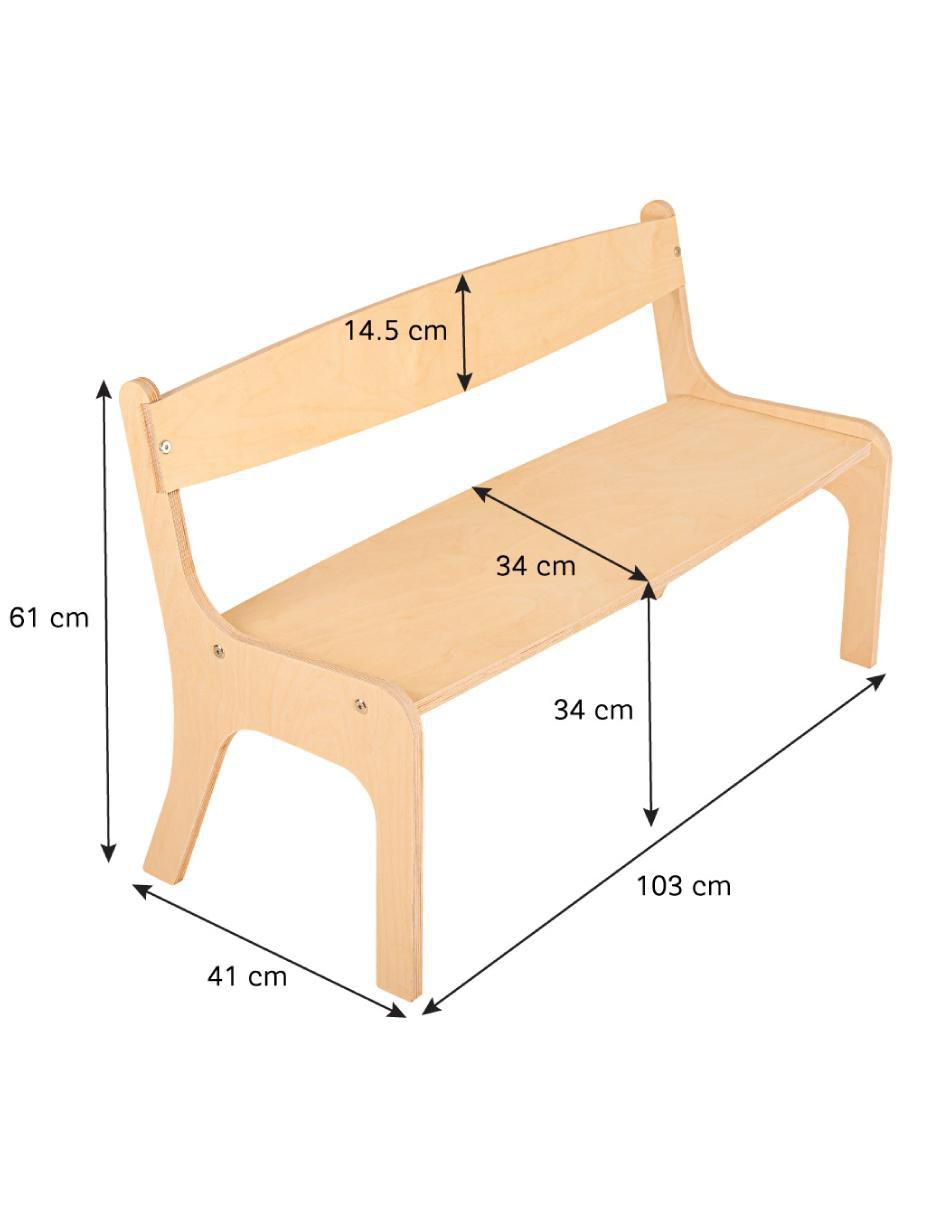 Silla Montessori en abedul 5