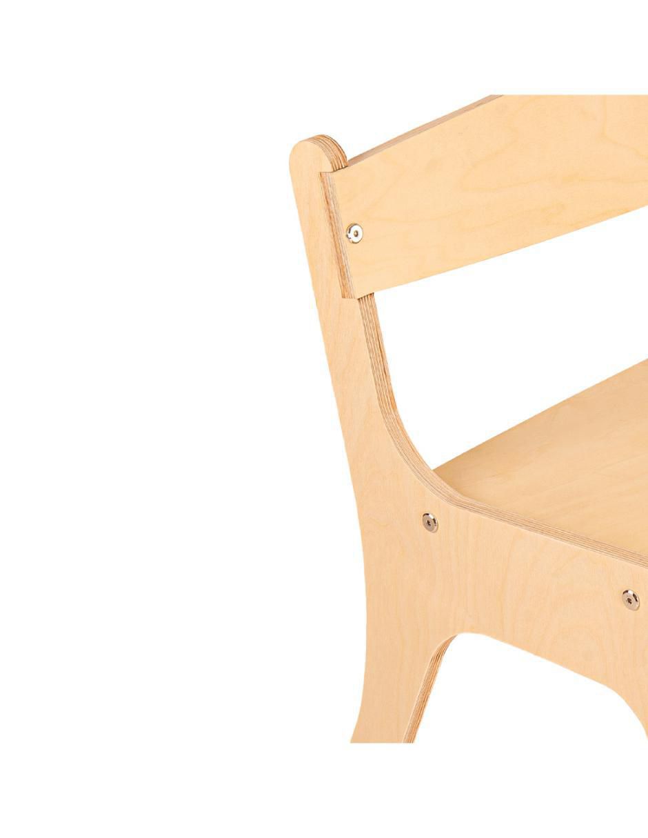 Silla Montessori en abedul 4