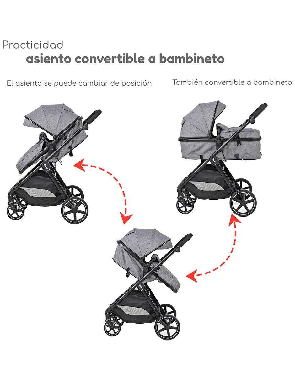 Carriola con portabebé plegable 5