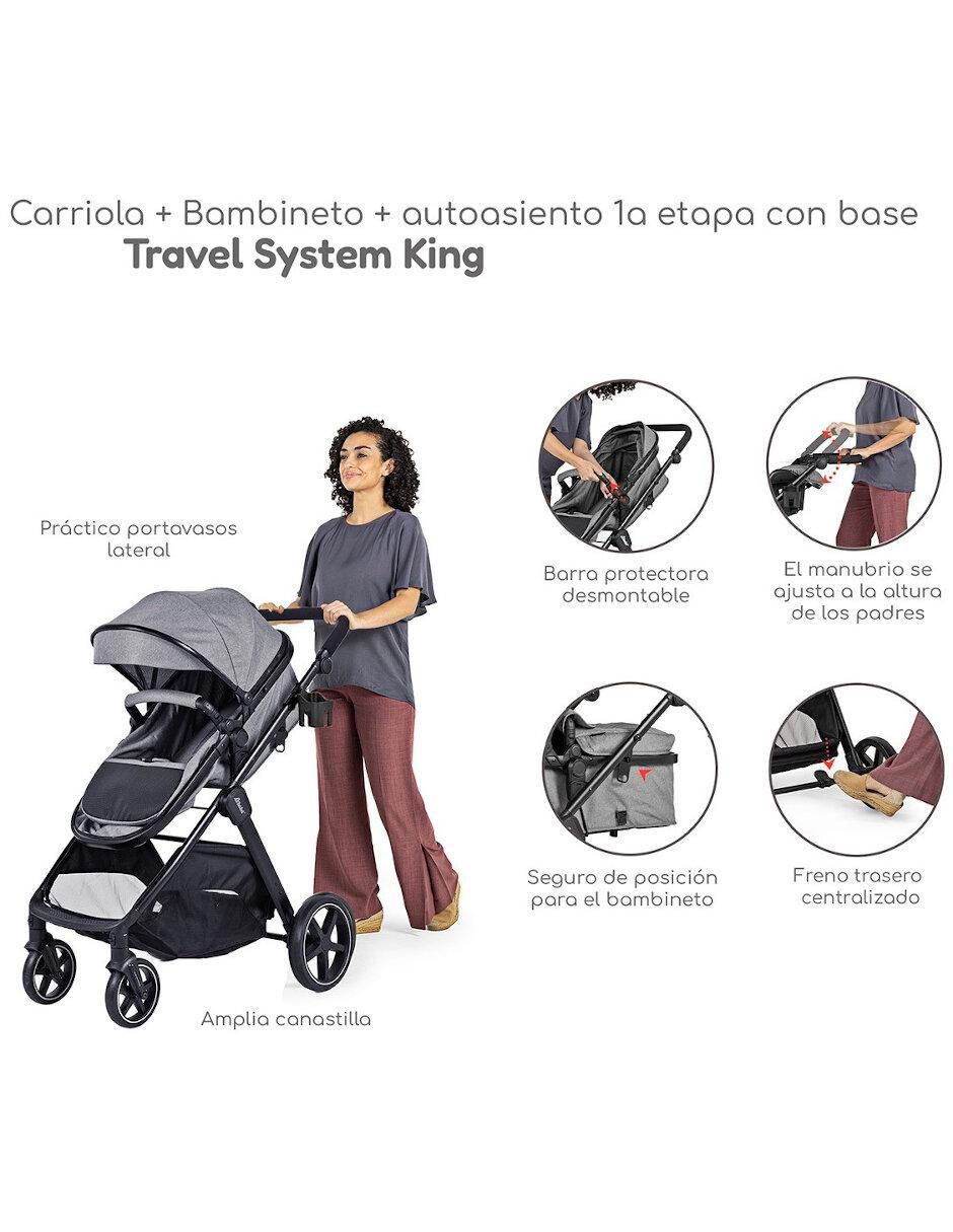 Carriola con portabebé plegable 2