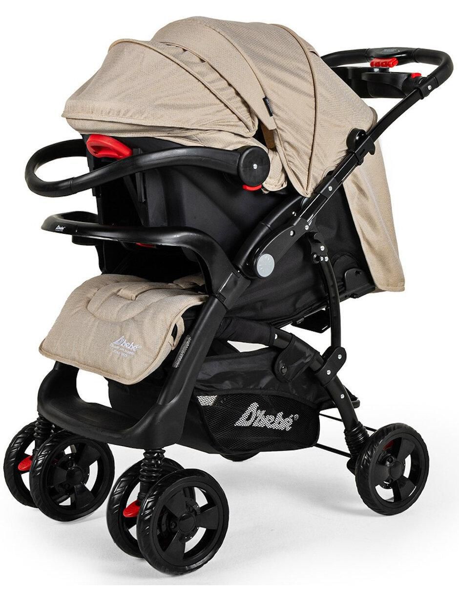 Carriola con portabebé plegable 5