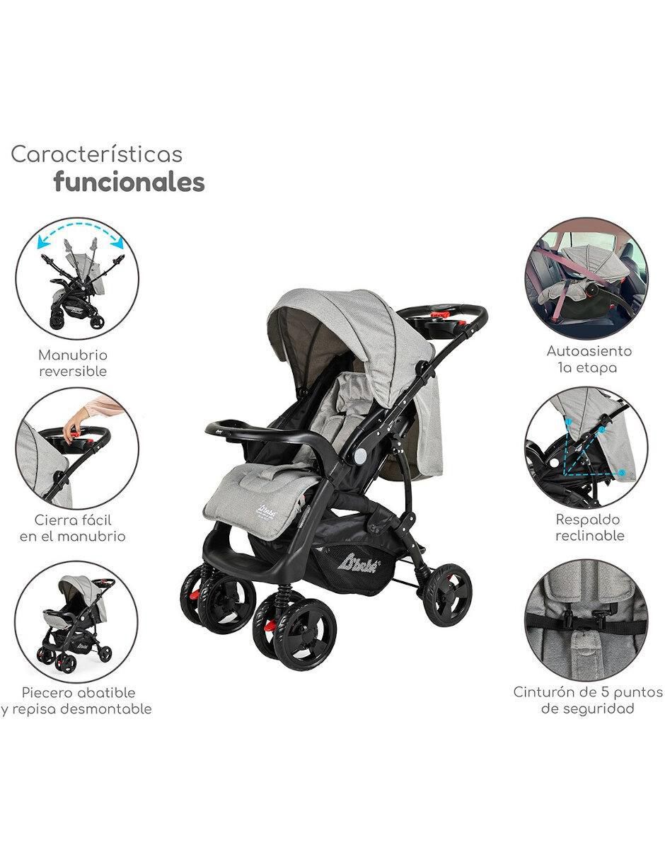 "carriola" con portabebé sin coleccion the baby shop "de" aluminio