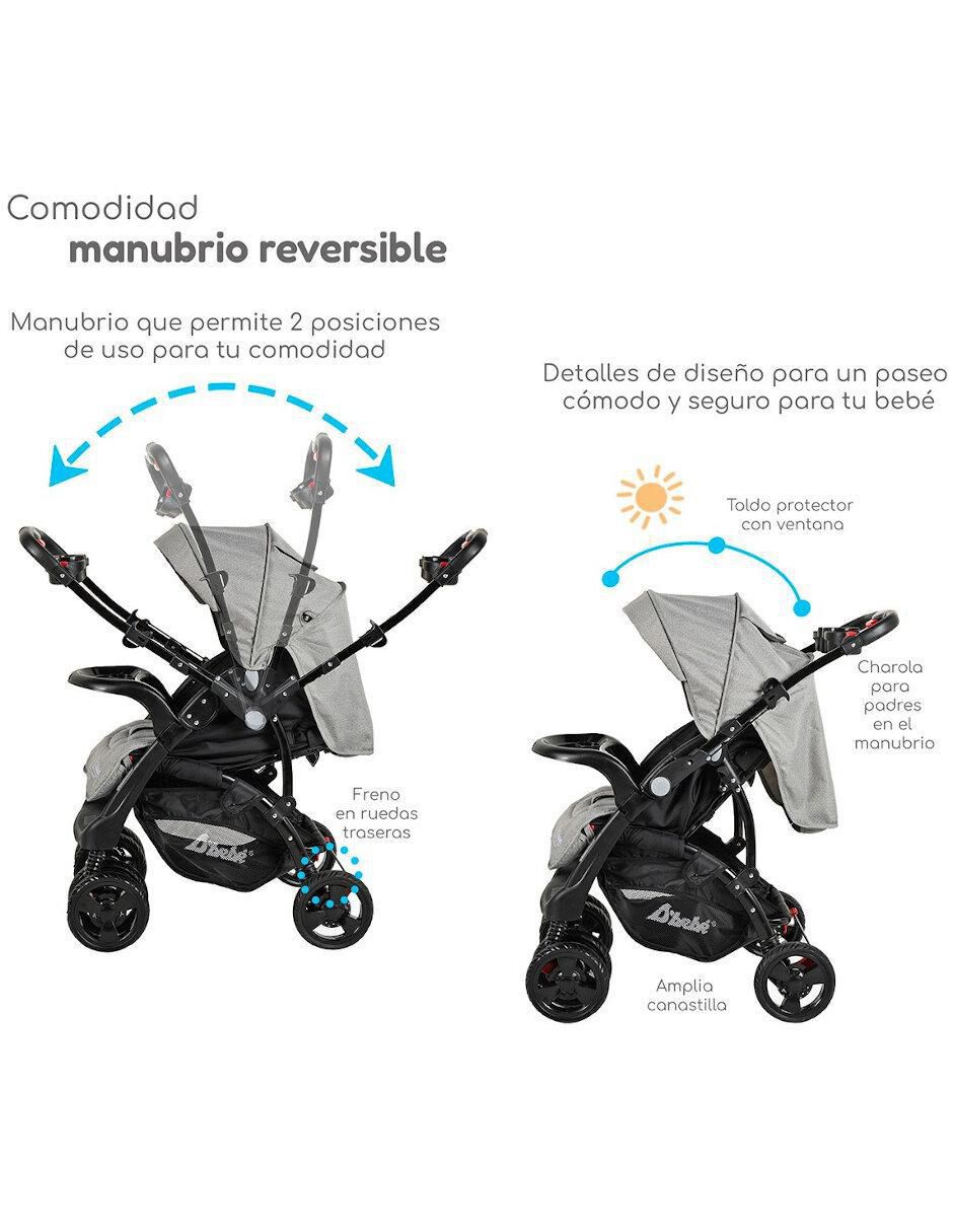 "carriola" con portabebé sin coleccion the baby shop "de" aluminio