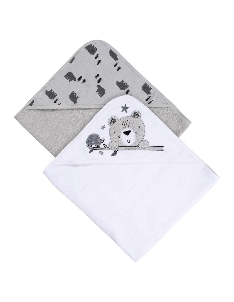 Set de toalla con gorro de algodón infantil