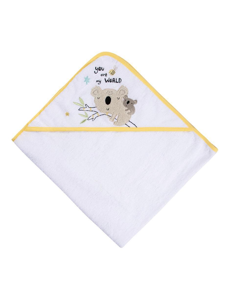 Set de toalla con gorro de algodón infantil 3