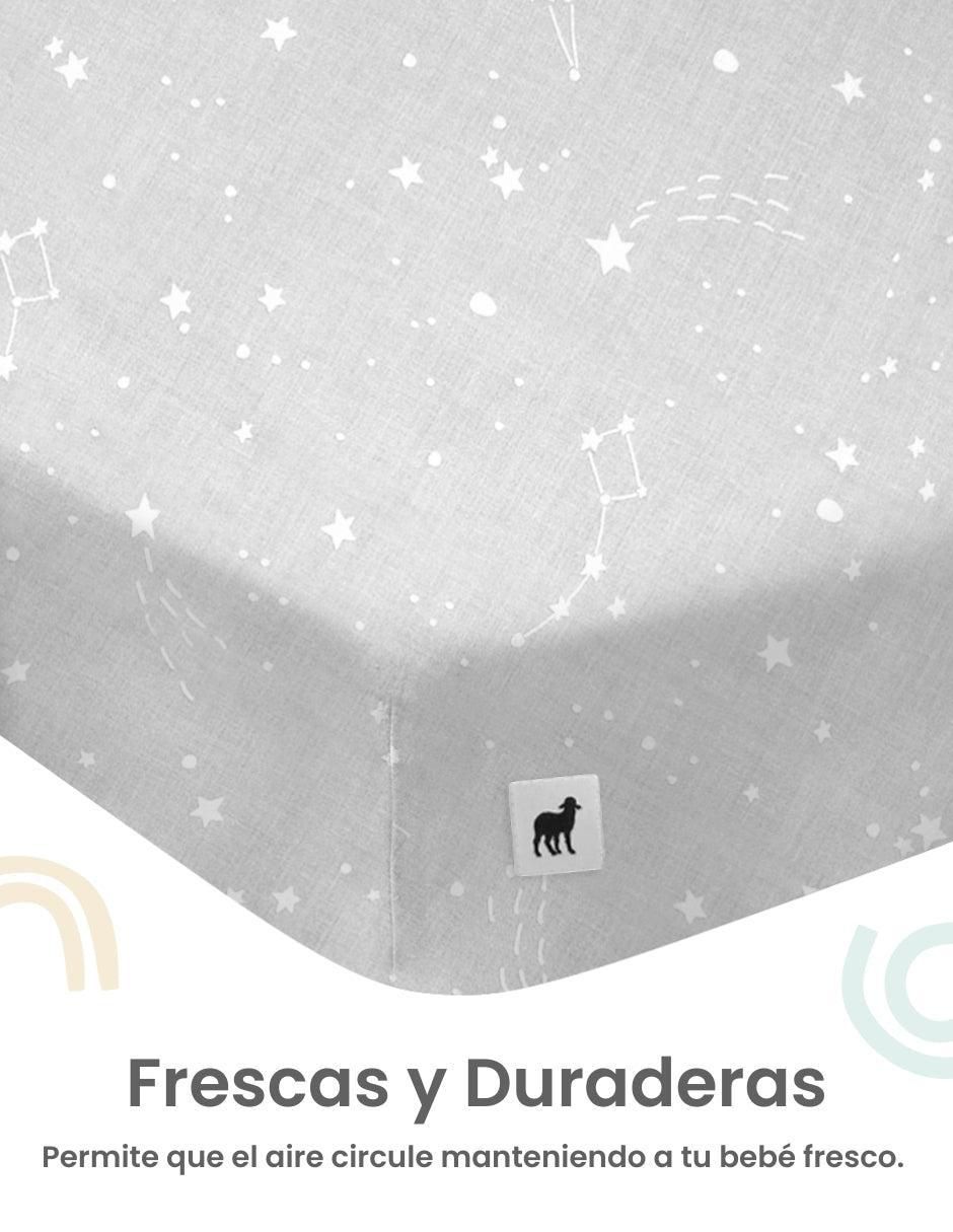 Juego de sábanas de algodón 250 hilos Colecho Corral - Constelaciones 3