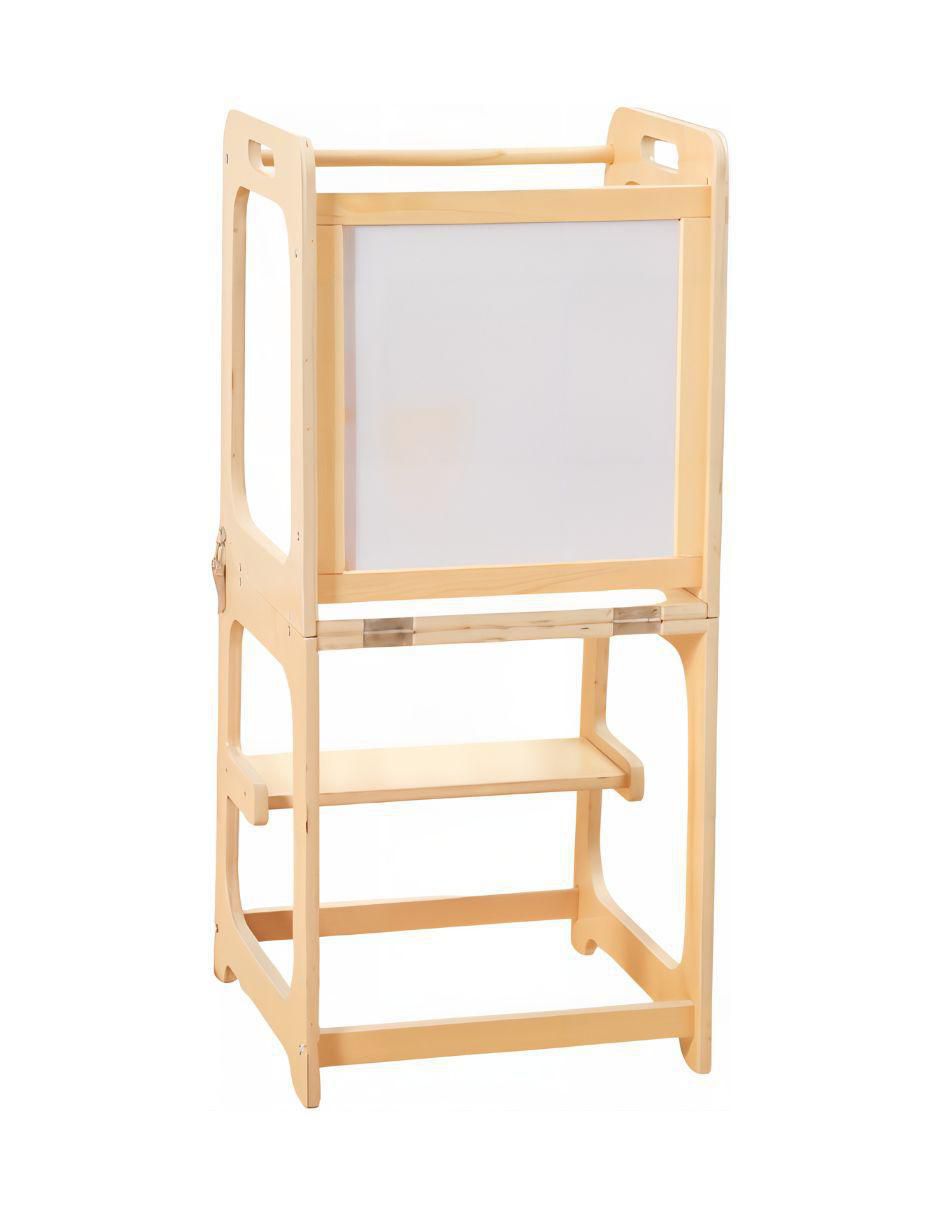 Torre de aprendizaje Montessori de madera